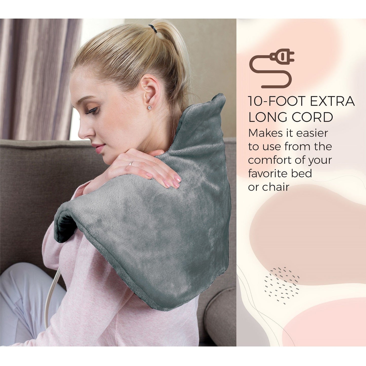 Electric Neck & Shoulder Heating Pad-3