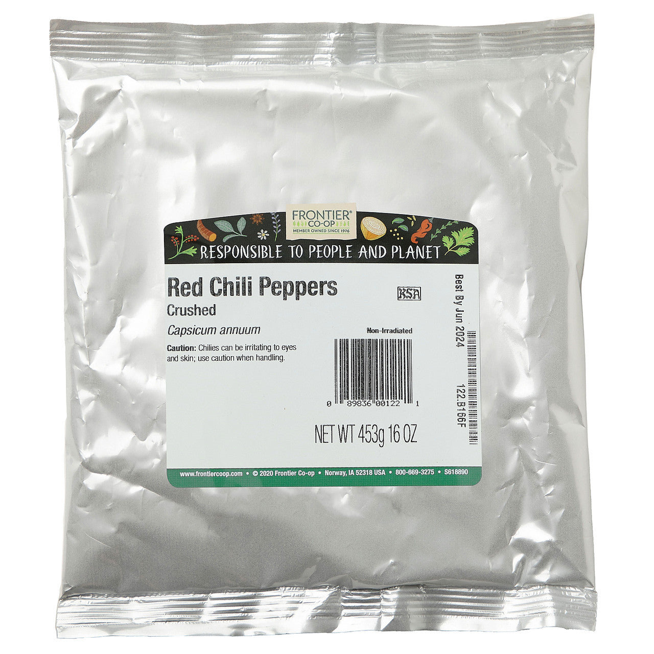 Frontier Herb Crushed Chili Peppers 15000h (1x1lb)-1