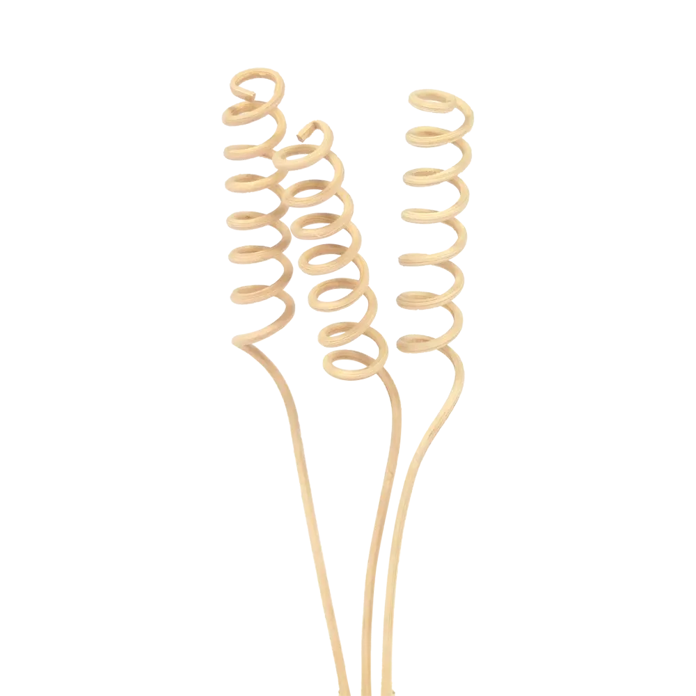 3-piece set - Rattan spiral diffuser sticks-0