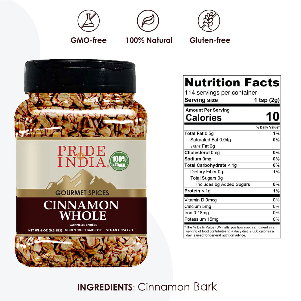 Gourmet Cinnamon (Indian) Bark Whole - Bee Well for You 2.0