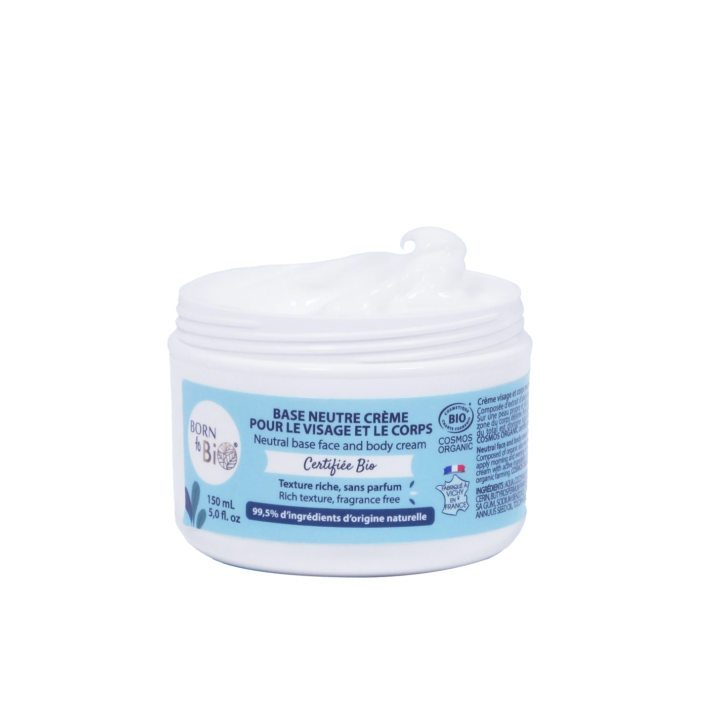 Neutral base face and body cream Certified Organic-0