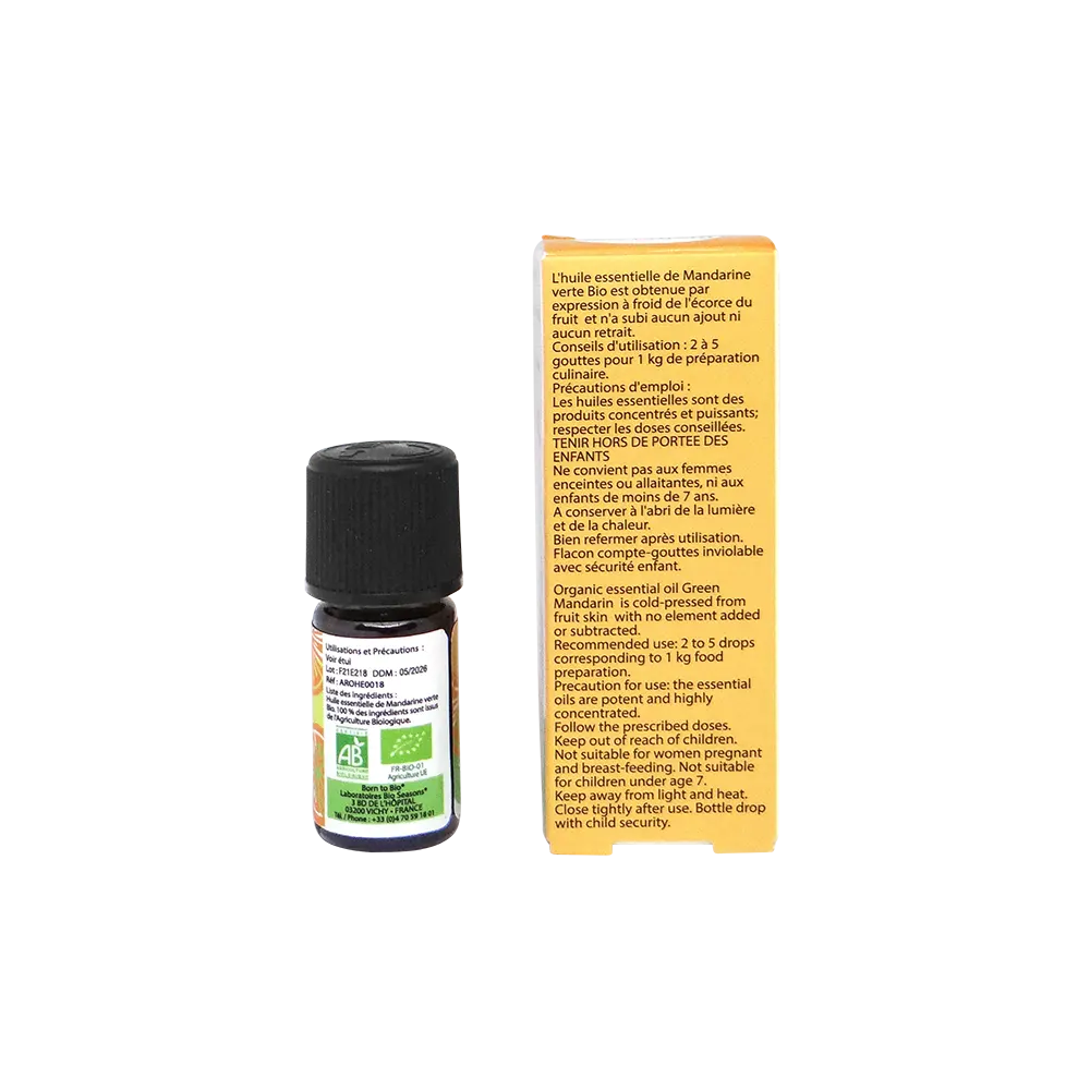 Certified Organic Green Mandarin Essential Oil-1