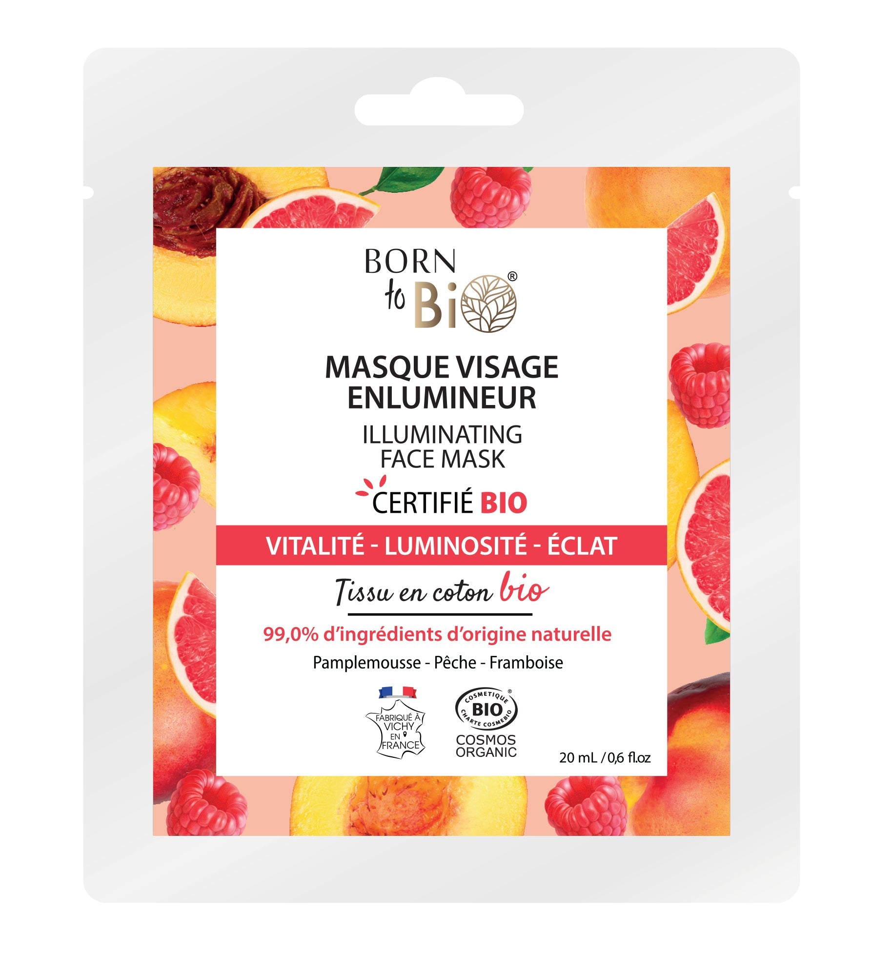 Cotton Highlighter Face Mask - Certified Organic-0