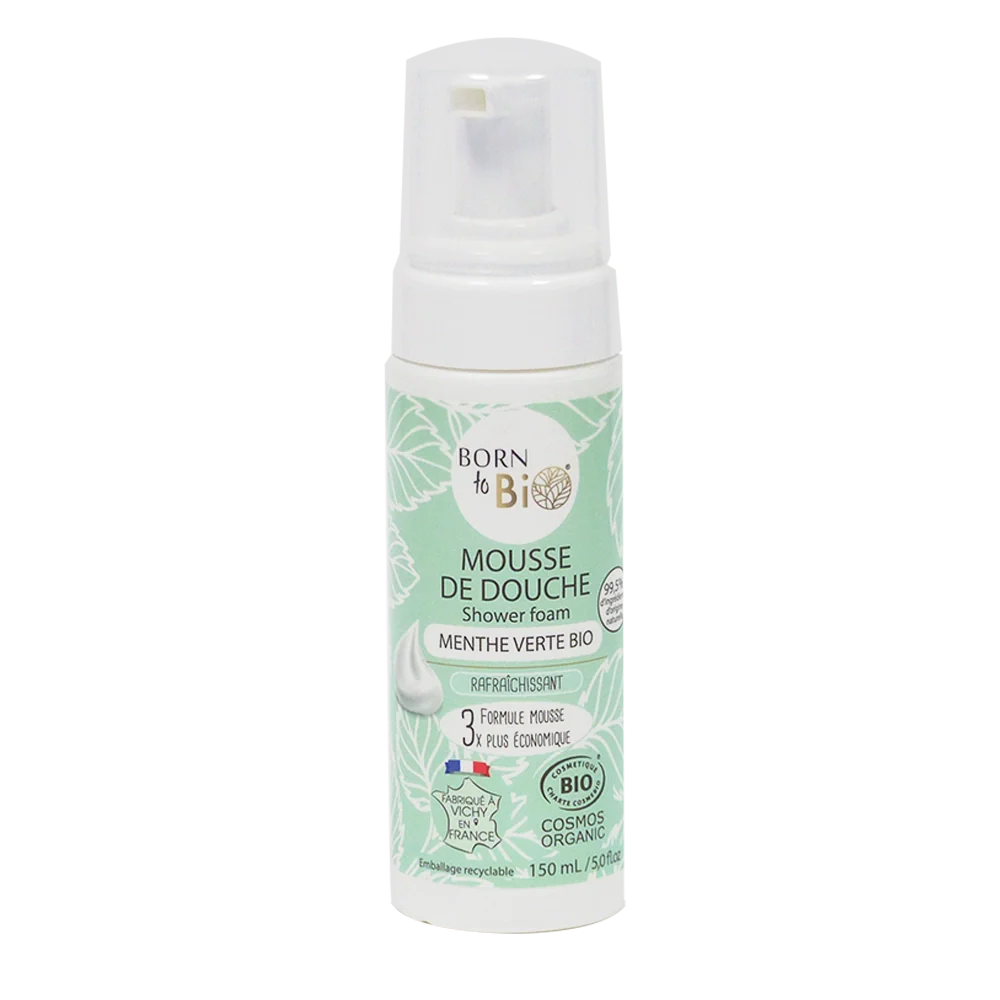 Spearmint Shower Foam - Certified Organic-0
