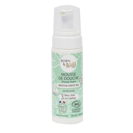 Spearmint Shower Foam - Certified Organic-0
