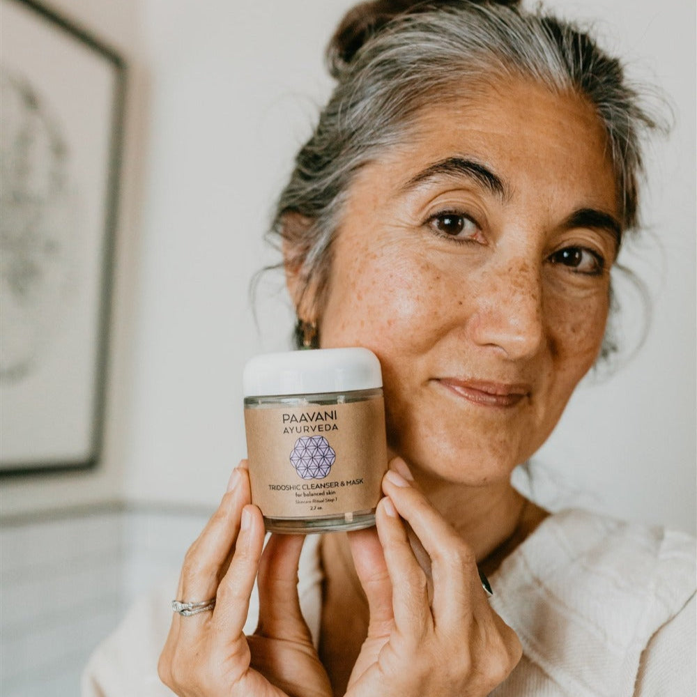 Tridoshic Cleanser & Mask | Ayurvedic Cleansing Grains for Balanced, Radiant Skin-2