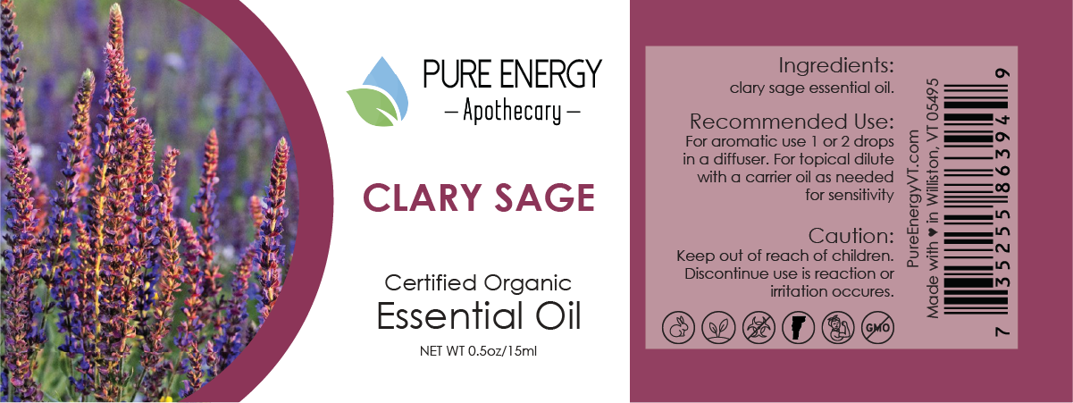 Essential Oil - Clary Sage 15ml (0.5oz)-3
