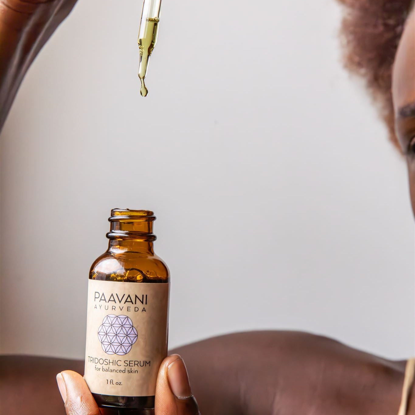 Tridoshic Serum | Ayurvedic Face Oil for Balanced, Glowing Skin-4