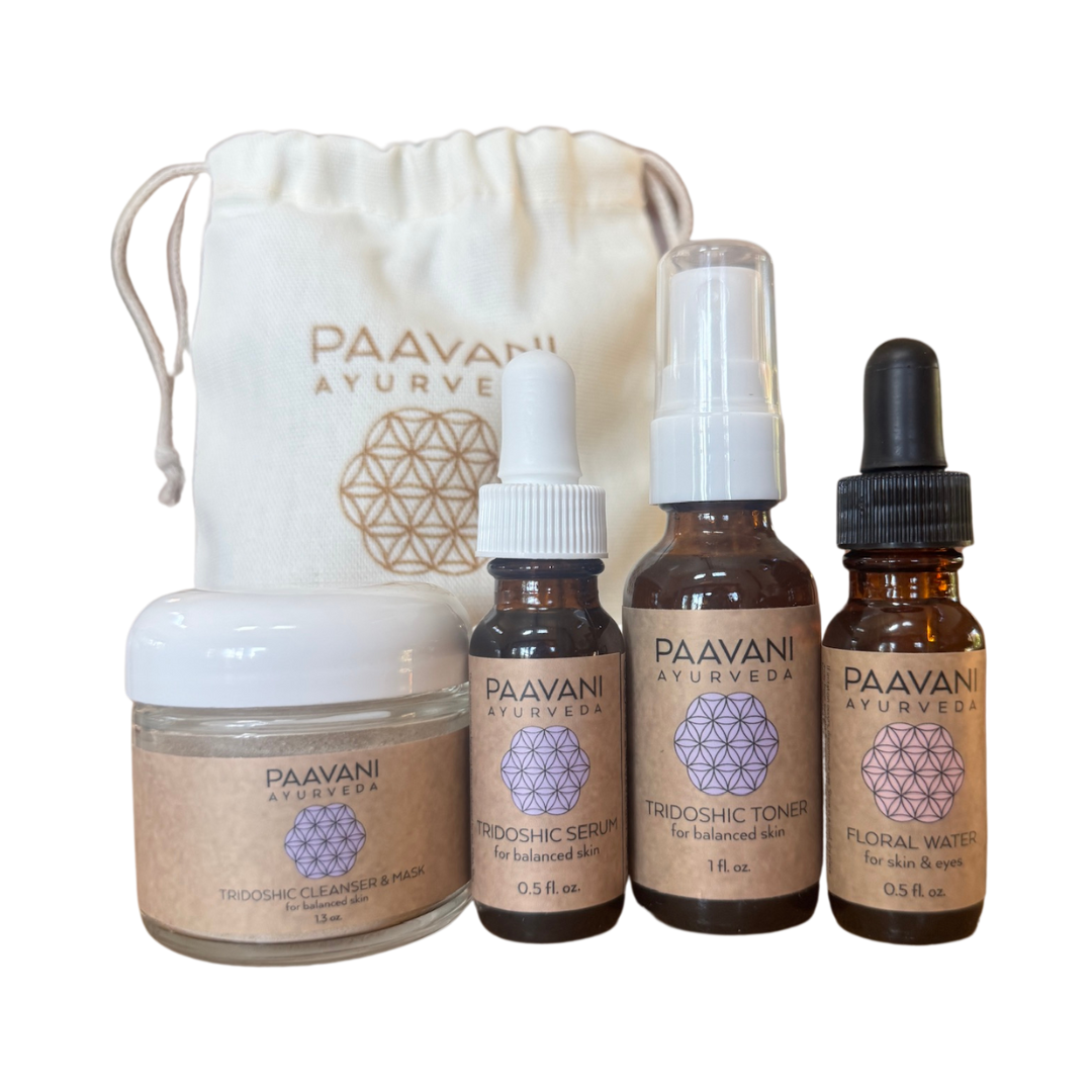 Tridoshic Skincare Ritual | Ayurvedic Set for Balanced & Combination Skin-2