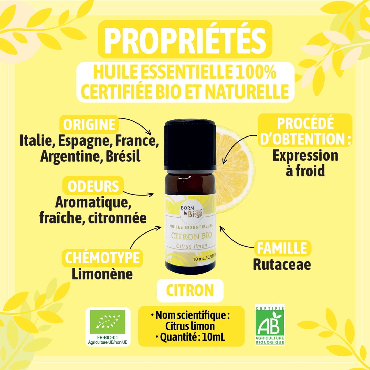 Certified Organic Lemon Essential Oil-1