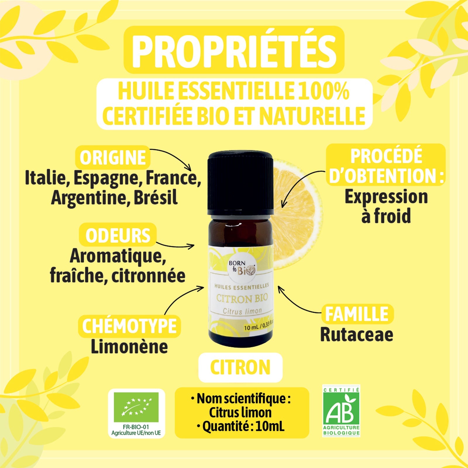 Certified Organic Lemon Essential Oil-1