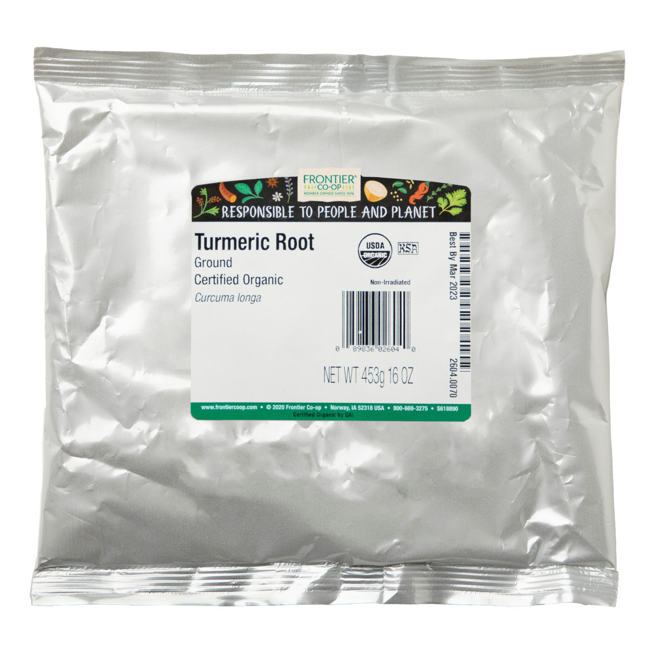 Frontier Herb Ground Turmeric Root (1x1lb)-1