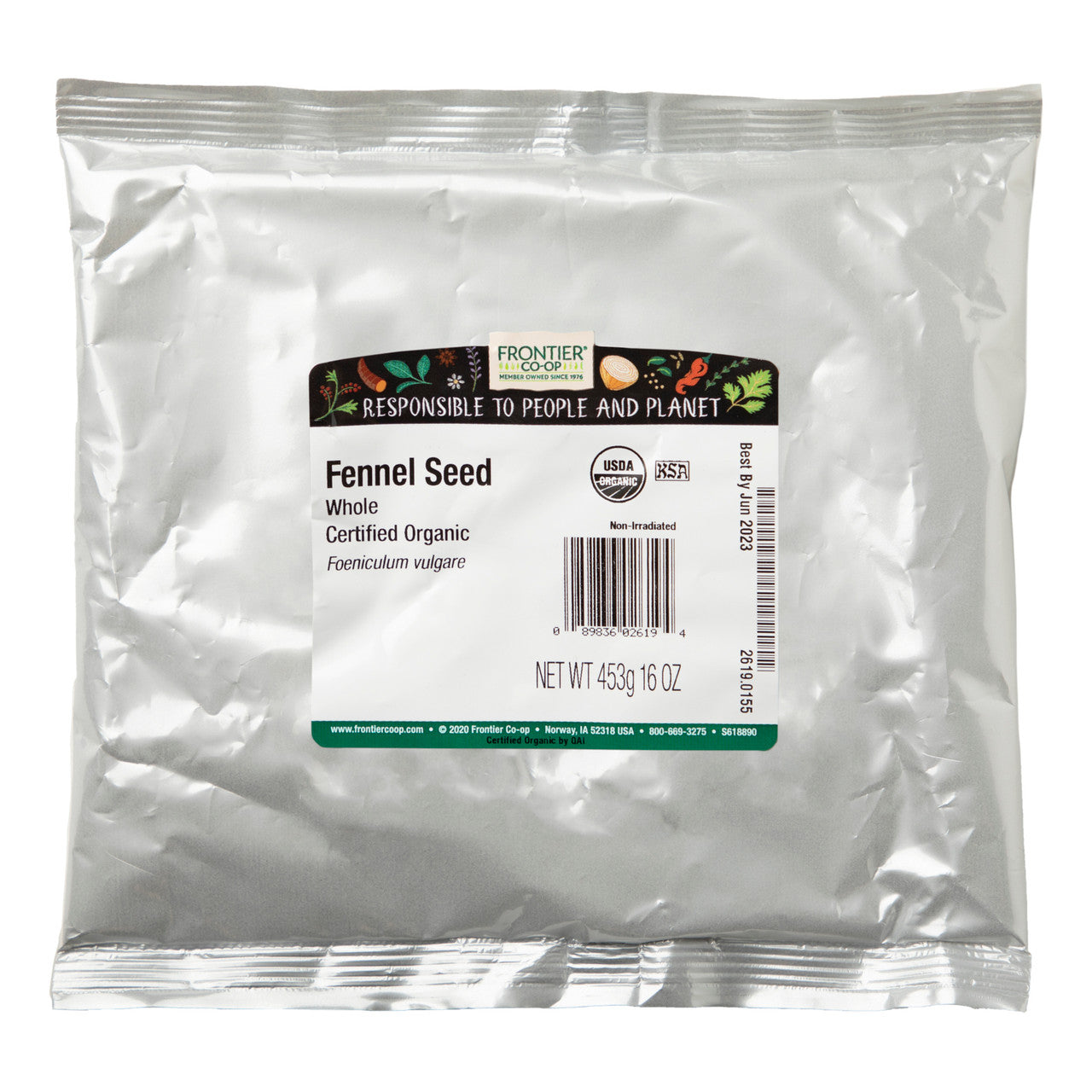Frontier Herb Whole Fennel Seed (1x1lb)-1