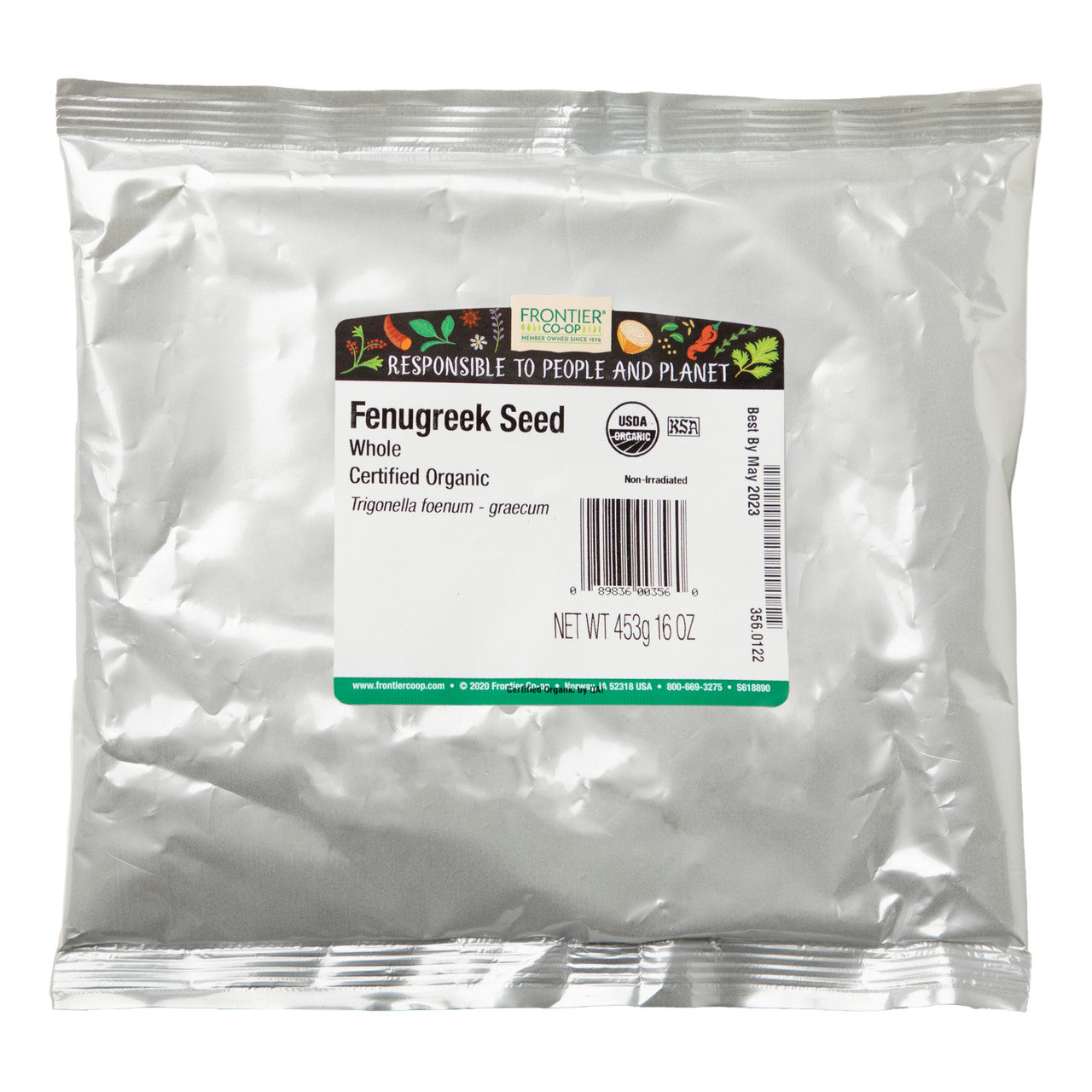 Frontier Herb Whole Fenugreek Seed (1x1lb)-1