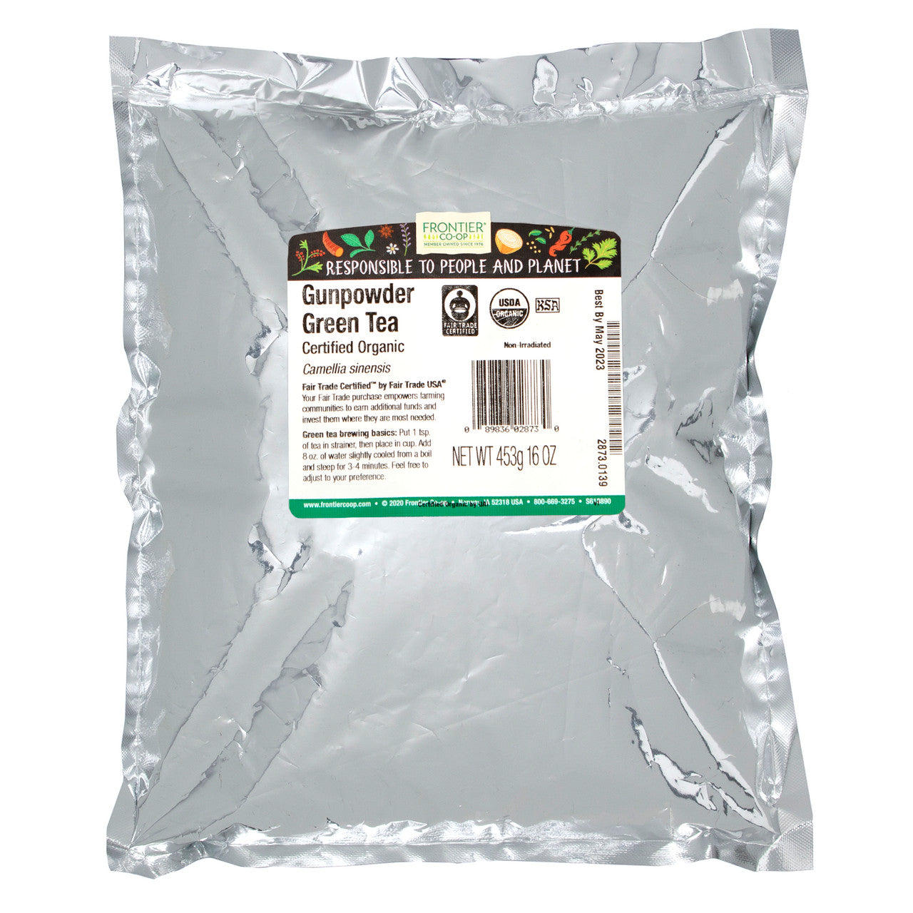 Frontier Herb Gunpowder Green Tea (1x1lb)-1