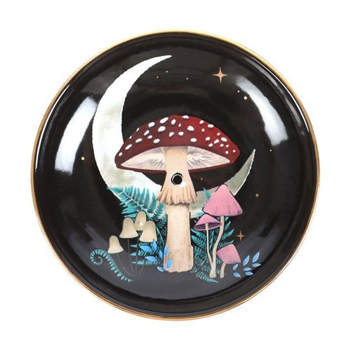 Forest Mushroom Ceramic Incense Plate-1