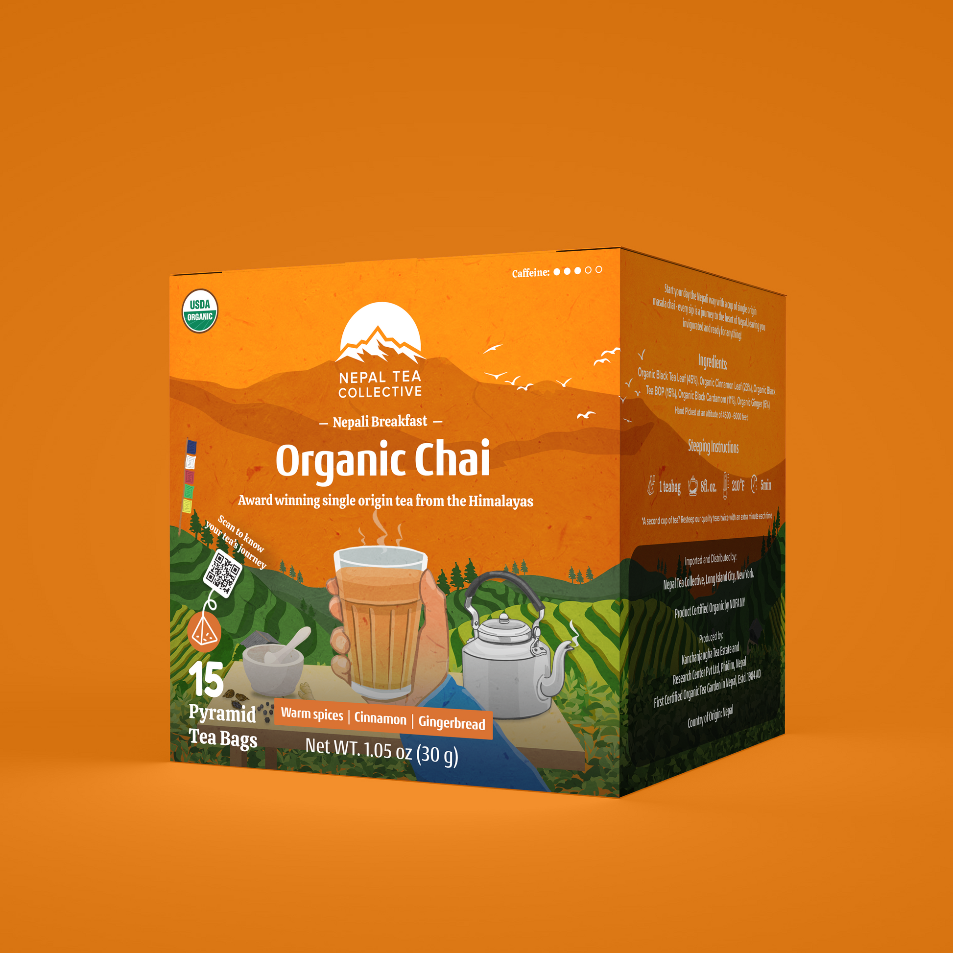 Nepali Breakfast (Classic Chai) - Tea Bags (Set of 6) | Wholesale-2