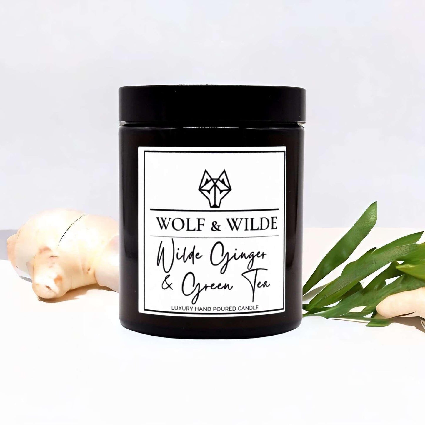 Ginger & Green Tea Luxury Aromatherapy Handmade Scented Candle-2