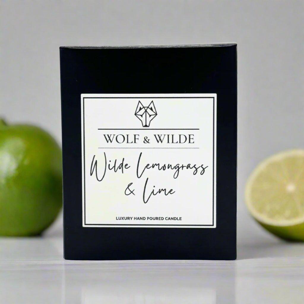 Lemongrass & Lime Luxury Aromatherapy Scented Candle-1