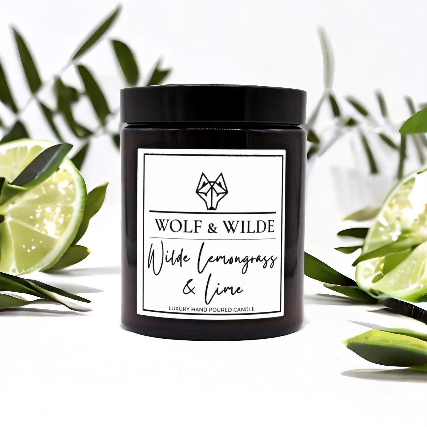 Lemongrass & Lime Luxury Aromatherapy Scented Candle-2