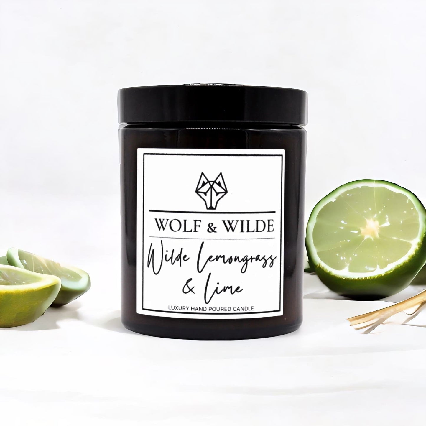 Lemongrass & Lime Luxury Aromatherapy Scented Candle-3