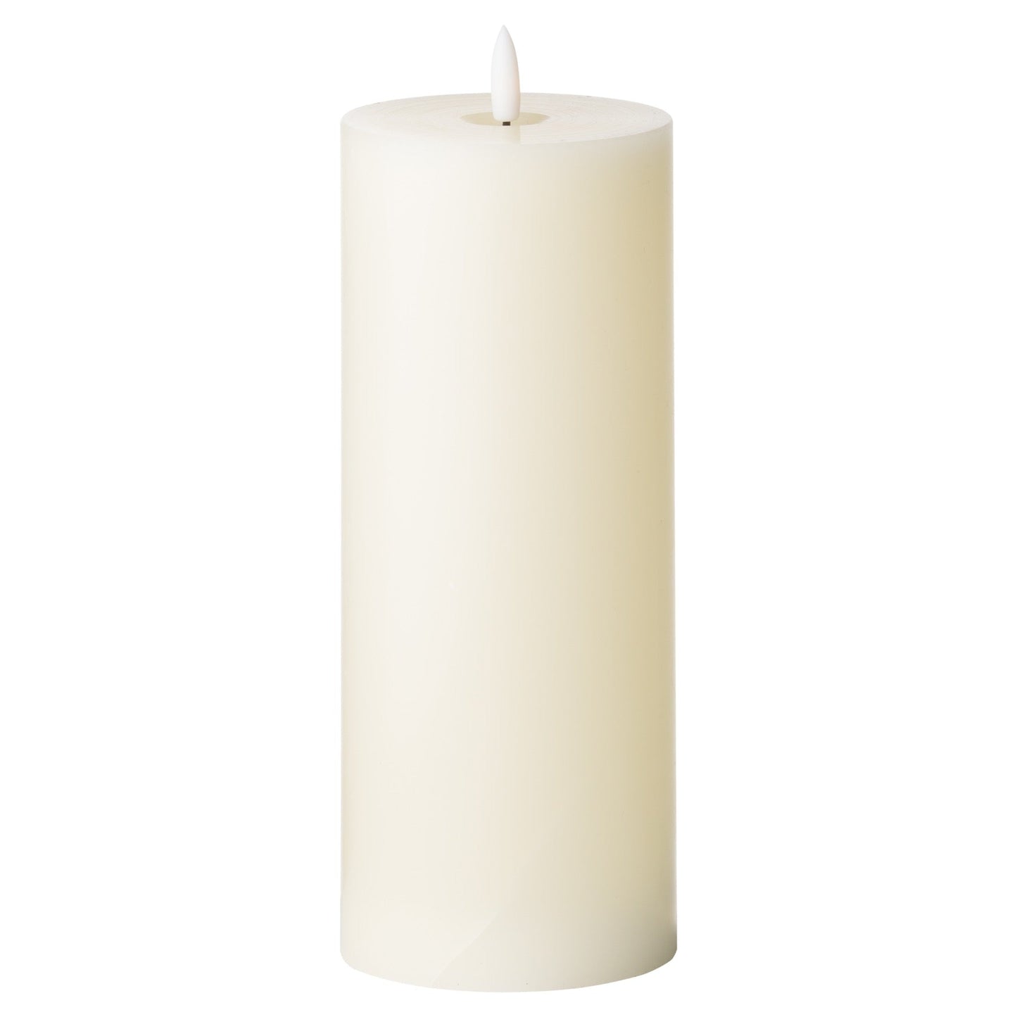 Luxury Natural Glow 3.5 x 9 Real Wax LED Cream Candle-0