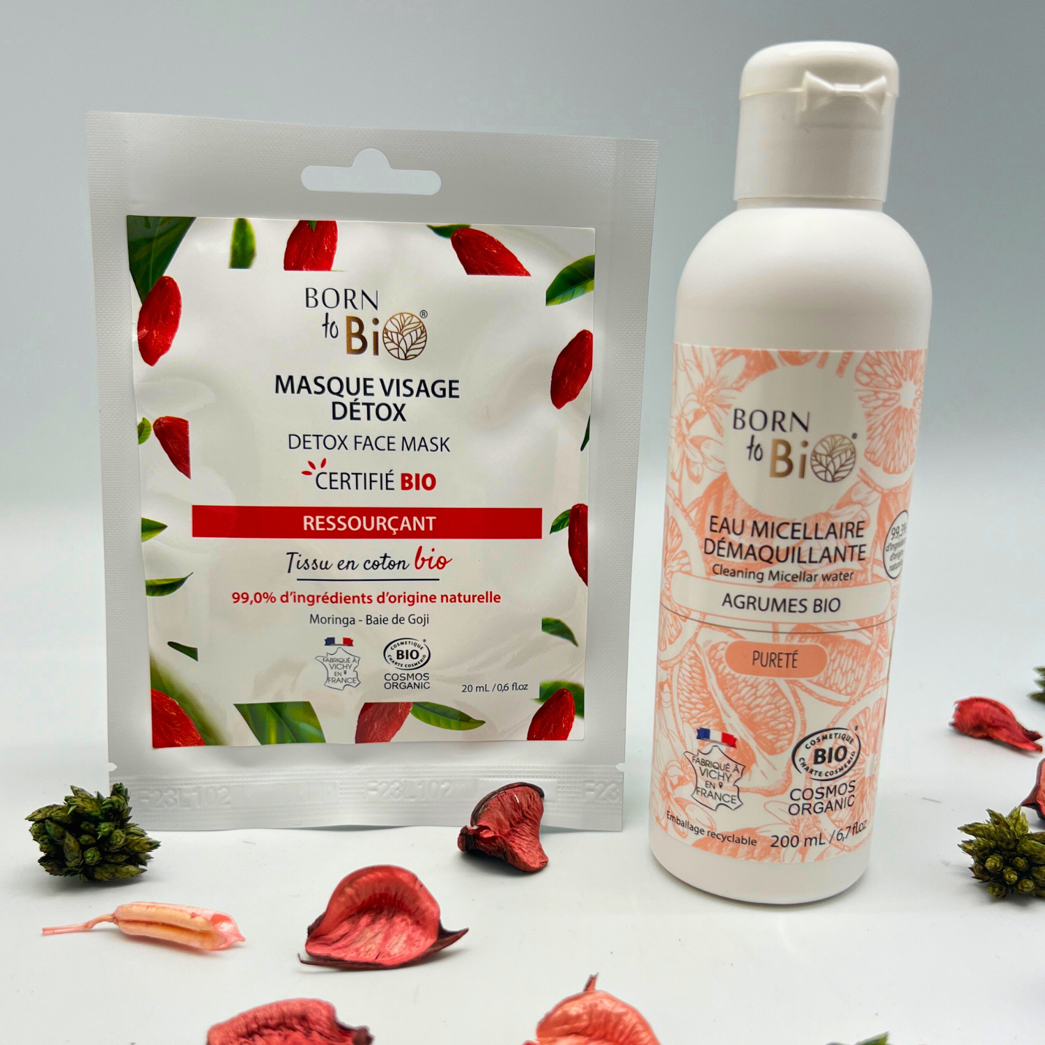 Detox cotton face mask - Certified organic-2
