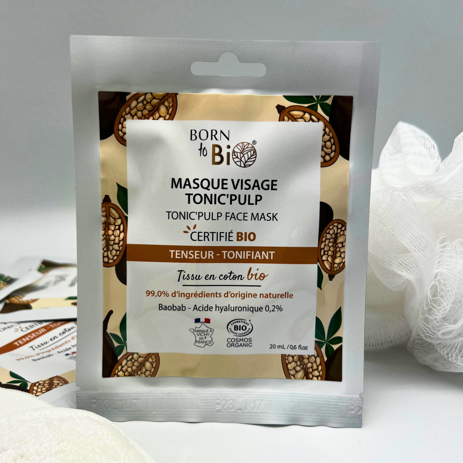 Tonic'Pulp cotton face mask - Certified organic-2