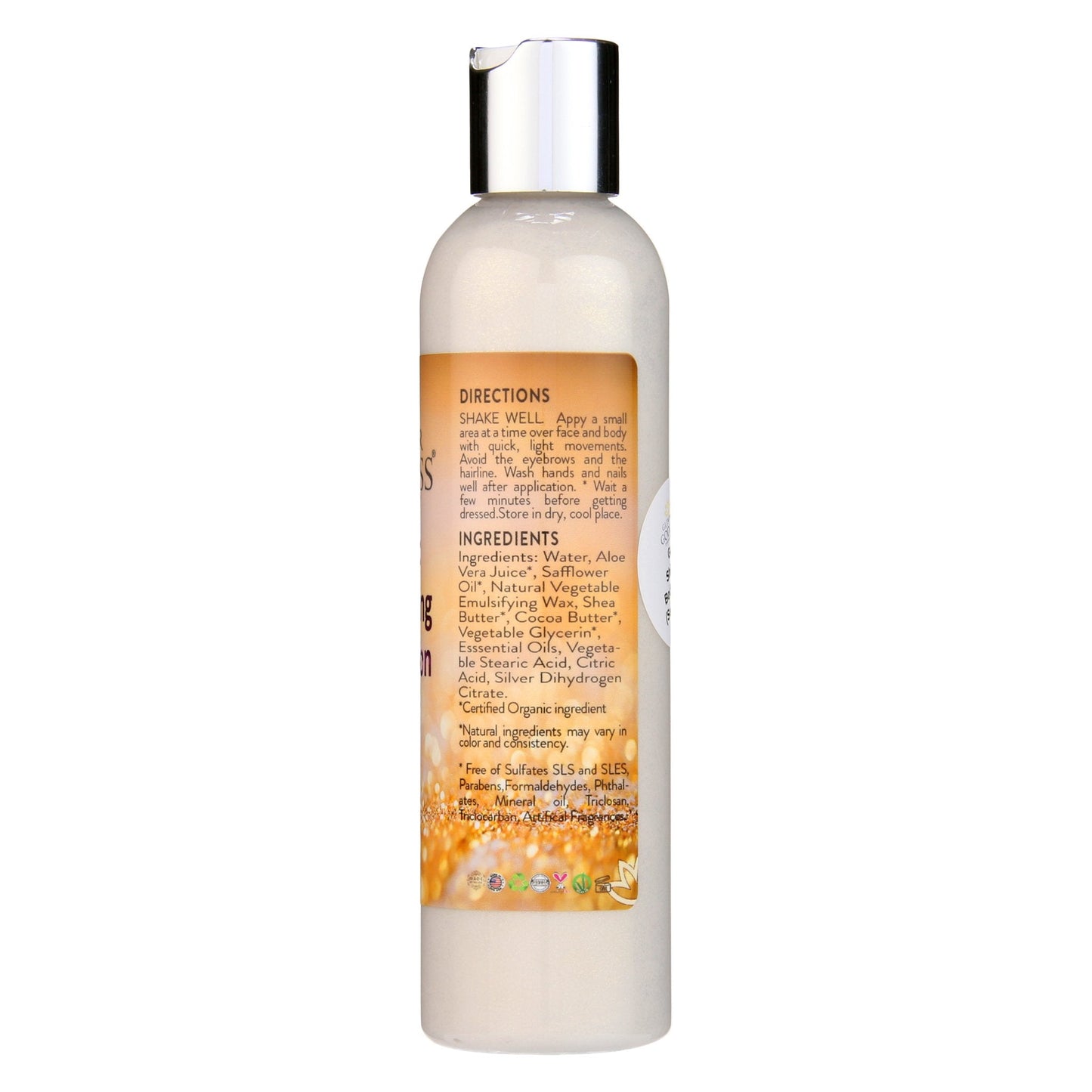 Organic Gold Shimmer Body Lotion-3