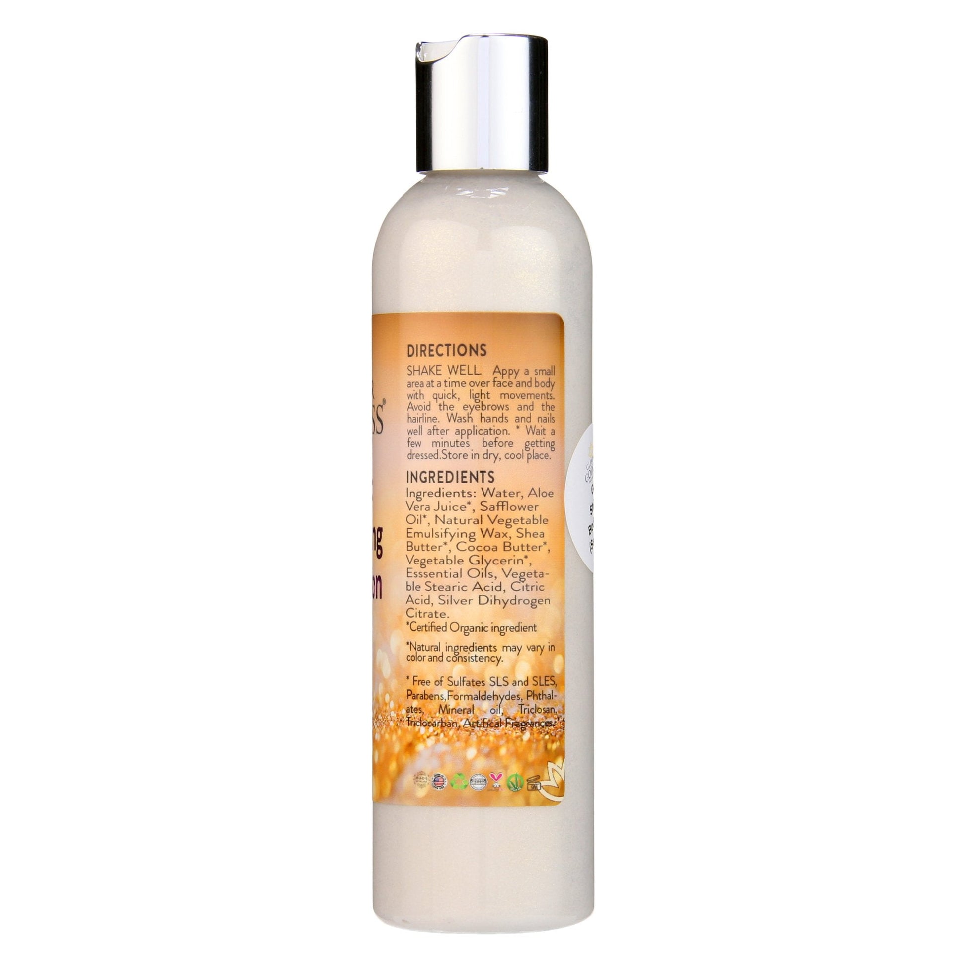 Organic Gold Shimmer Body Lotion-3
