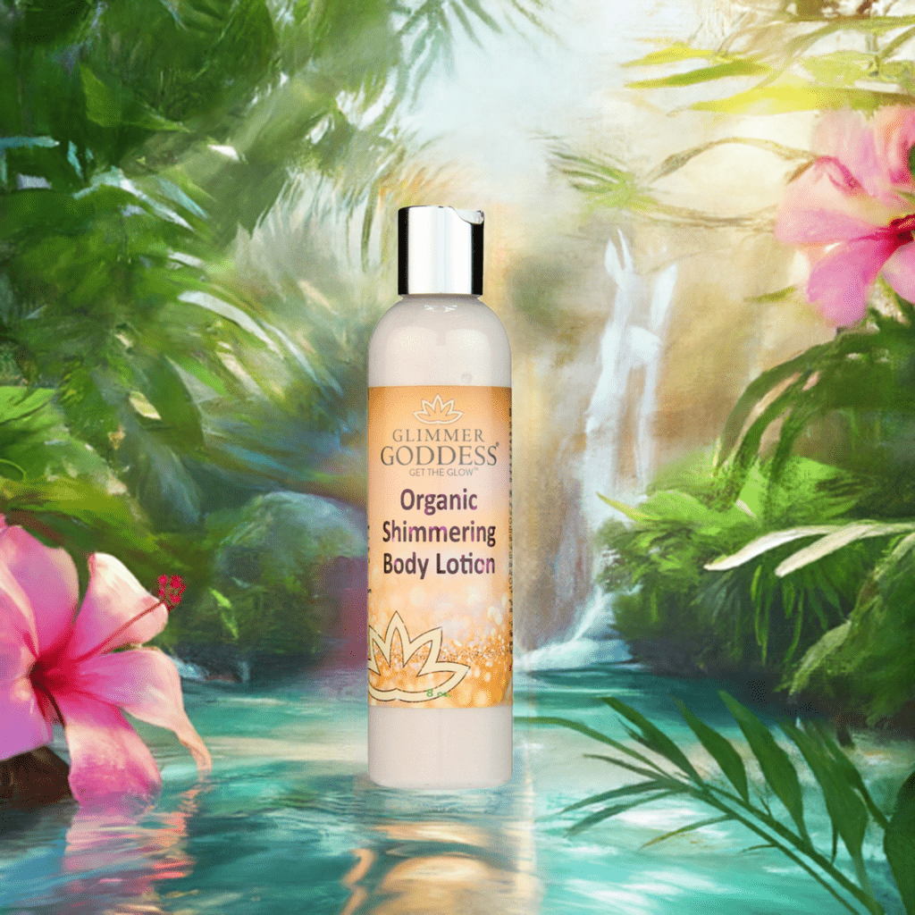 Organic Gold Shimmer Body Lotion-2