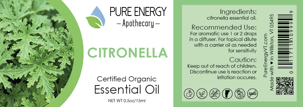 Essential Oil - Citronella 15ml (0.5oz)-3