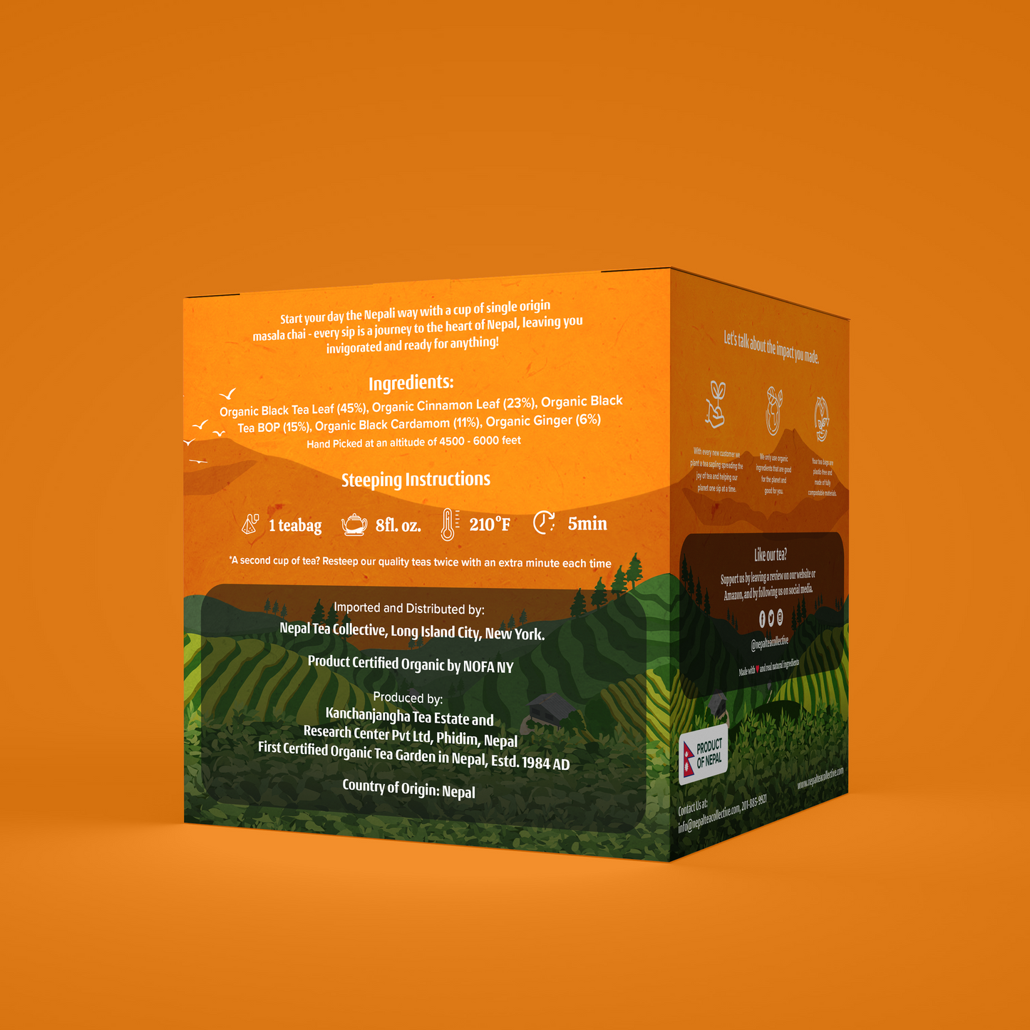 Nepali Breakfast (Classic Chai) - Tea Bags (Set of 6) | Wholesale-4