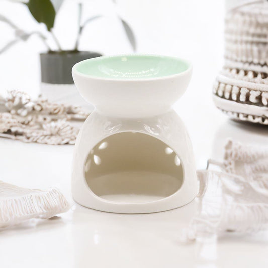 Teal Topped Wax / Oil Burner-0