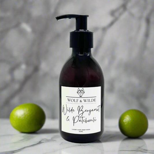 Wilde Bergamot & Patchouli Luxury 2 In 1 Liquid Soap - Hand & Body 250ML-0