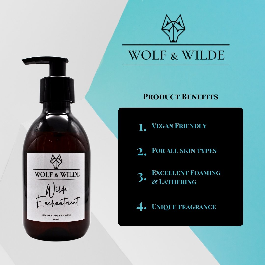 Wilde Enchantment Luxury 2 In 1 Liquid Soap - Hand & Body 250ML-2