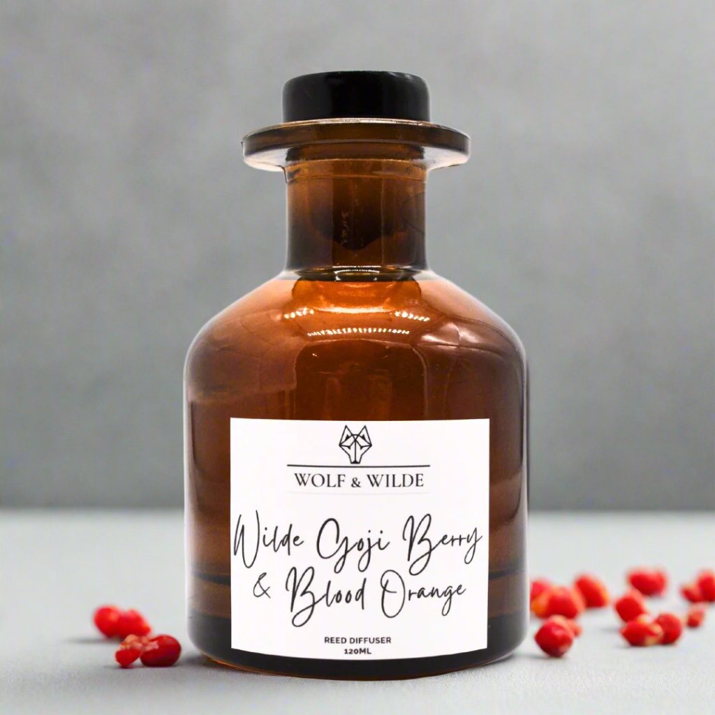 Wilde Goji Berry & Blood Orange 120ml Reed Diffuser With 8 Reeds-1