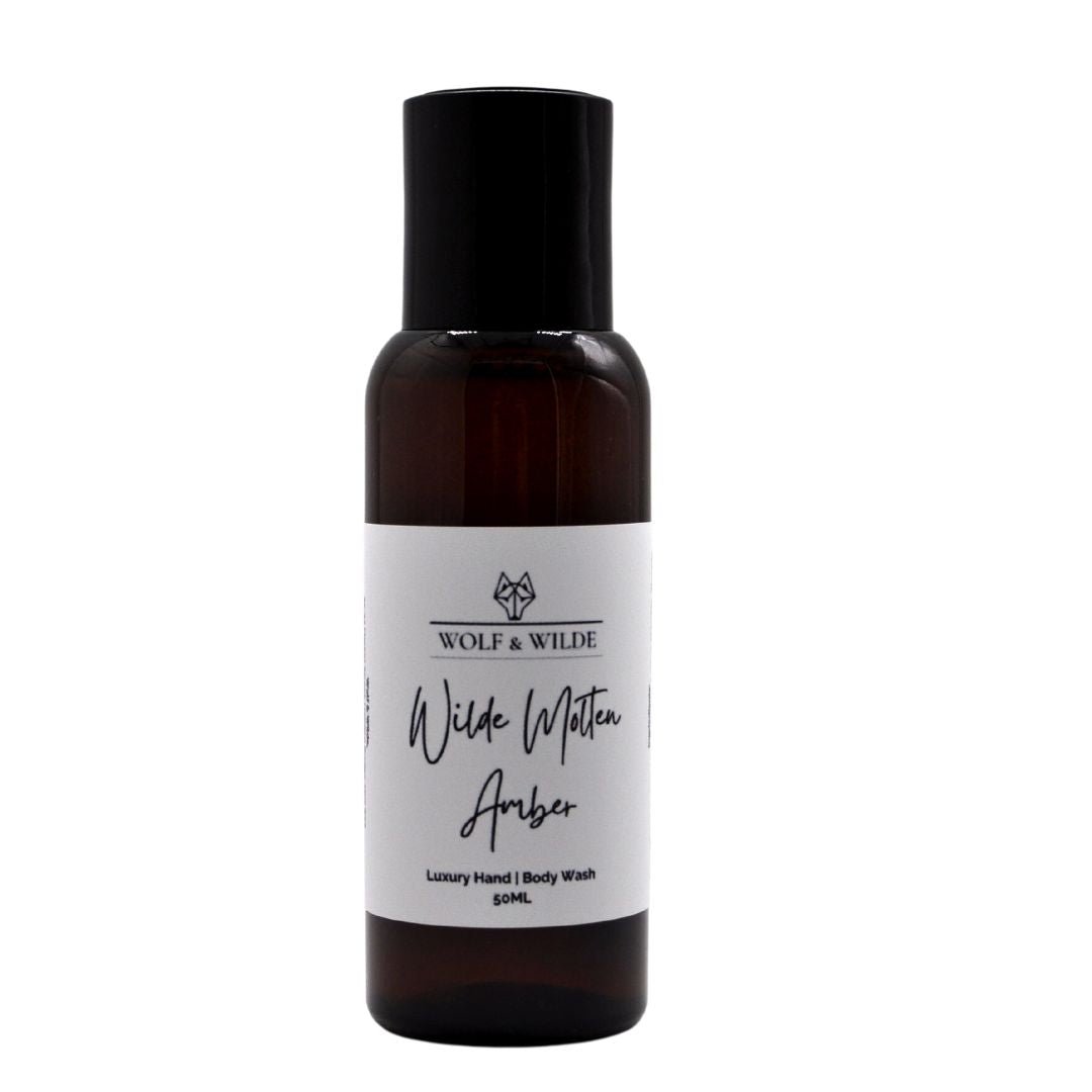 Wilde Molten Amber Travel Size Luxury Hand & Body Wash 50ML-0