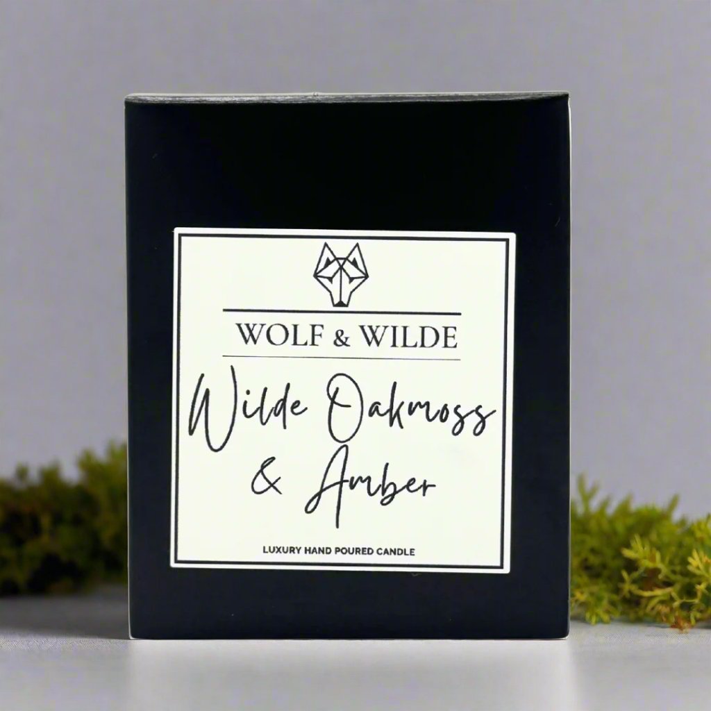 Wilde Oakmoss & Amber Luxury Aromatherapy Scented Candle-1