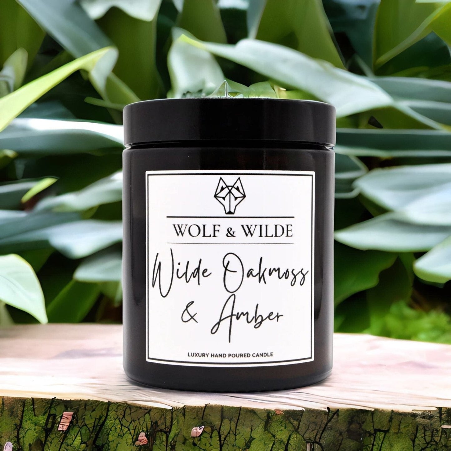 Wilde Oakmoss & Amber Luxury Aromatherapy Scented Candle-3
