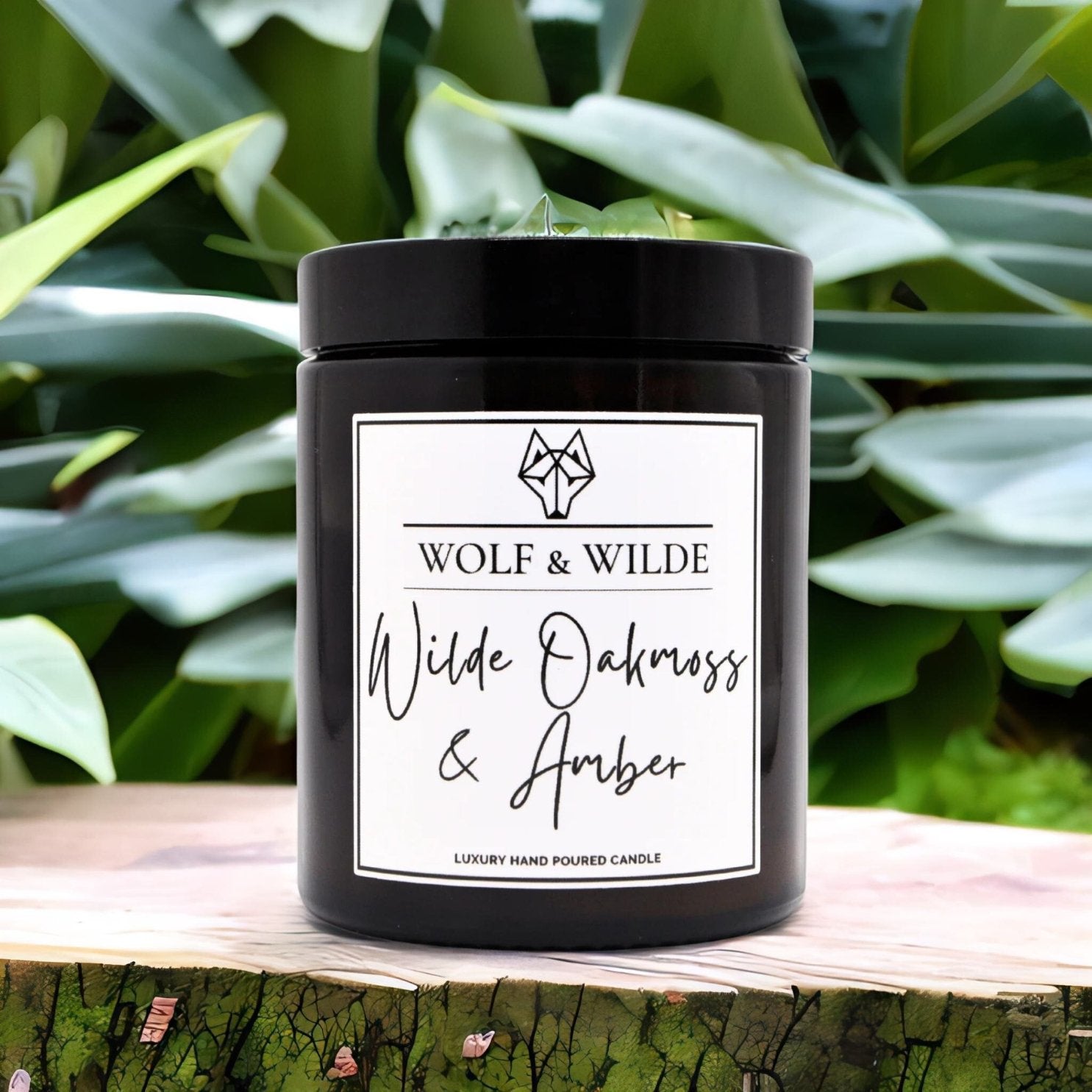 Wilde Oakmoss & Amber Luxury Aromatherapy Scented Candle-3
