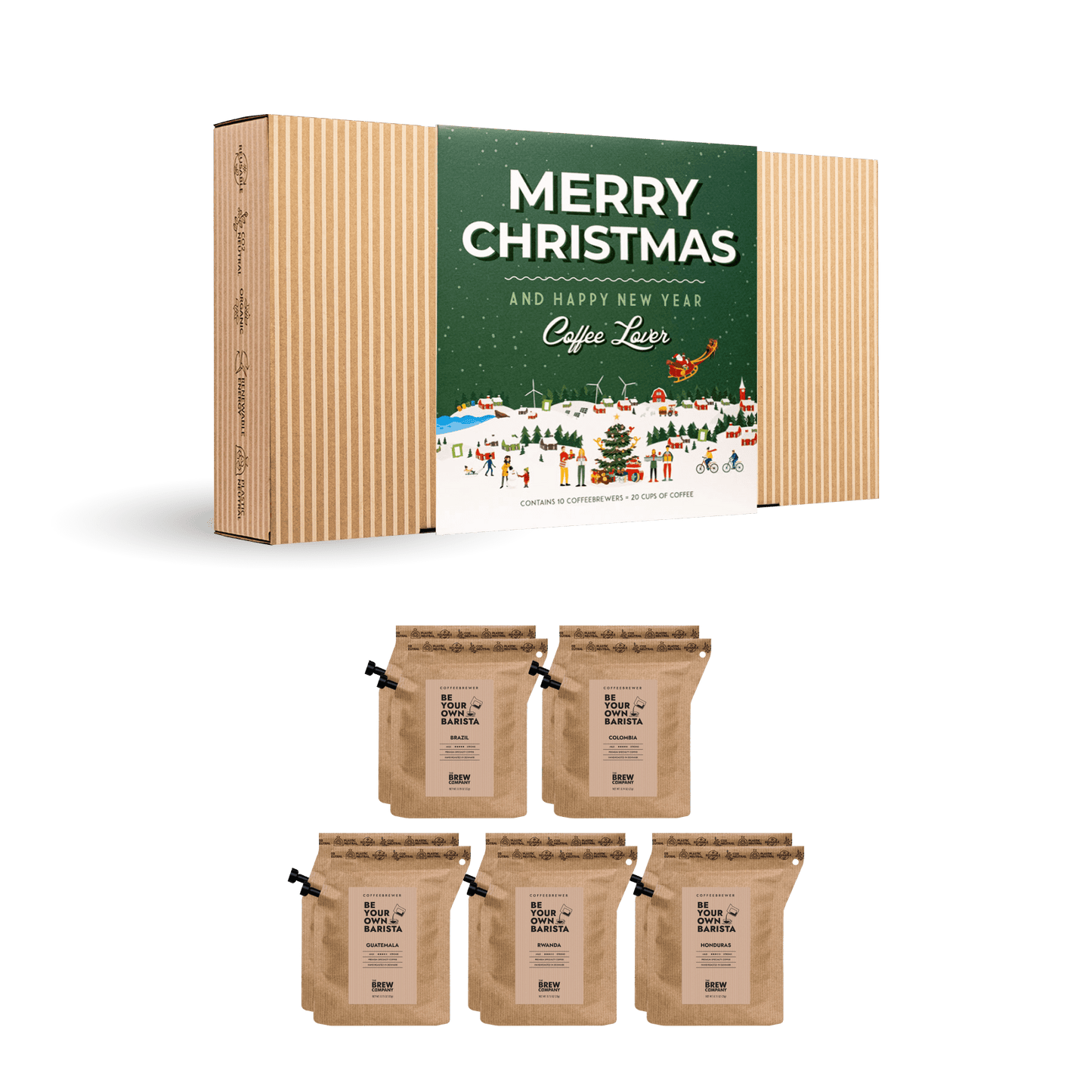 MERRY CHRISTMAS SNOW COFFEE GIFT BOX-3