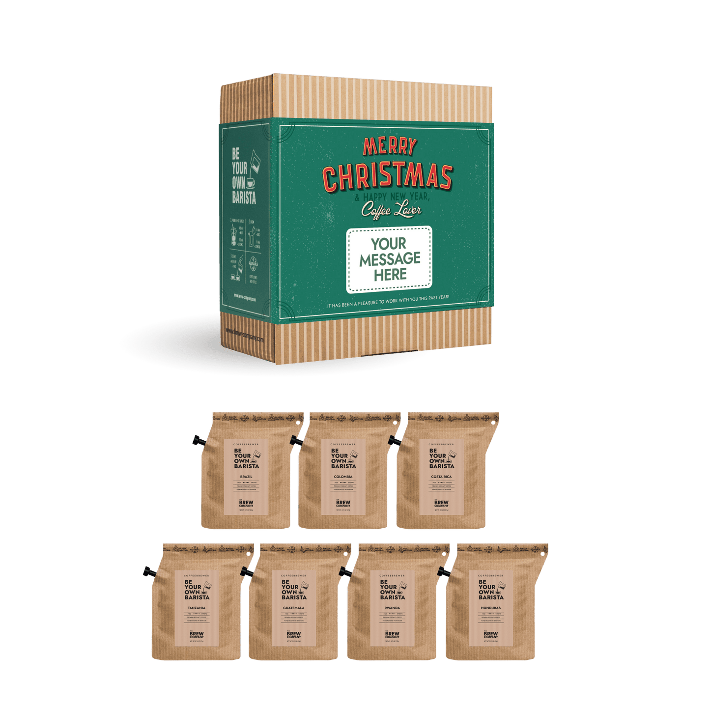 MERRY CHRISTMAS RETRO COFFEE GIFT BOX CUSTOM-2