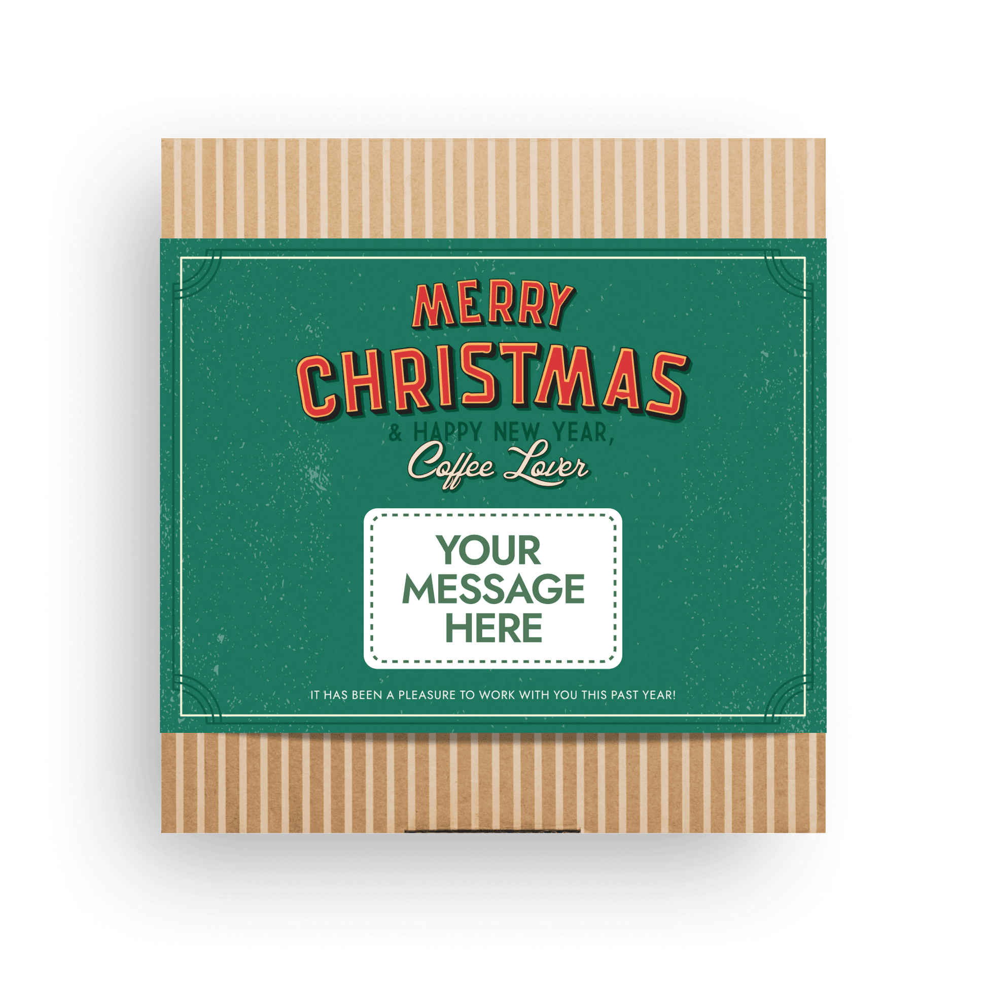 MERRY CHRISTMAS RETRO COFFEE GIFT BOX CUSTOM-1