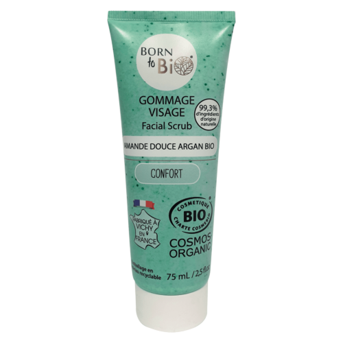 Sweet Almond Argan Face Scrub - Certified Organic-0