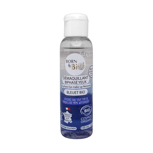 Waterproof Bi-Phase Eye Makeup Remover Cornflower - Certified Organic-0