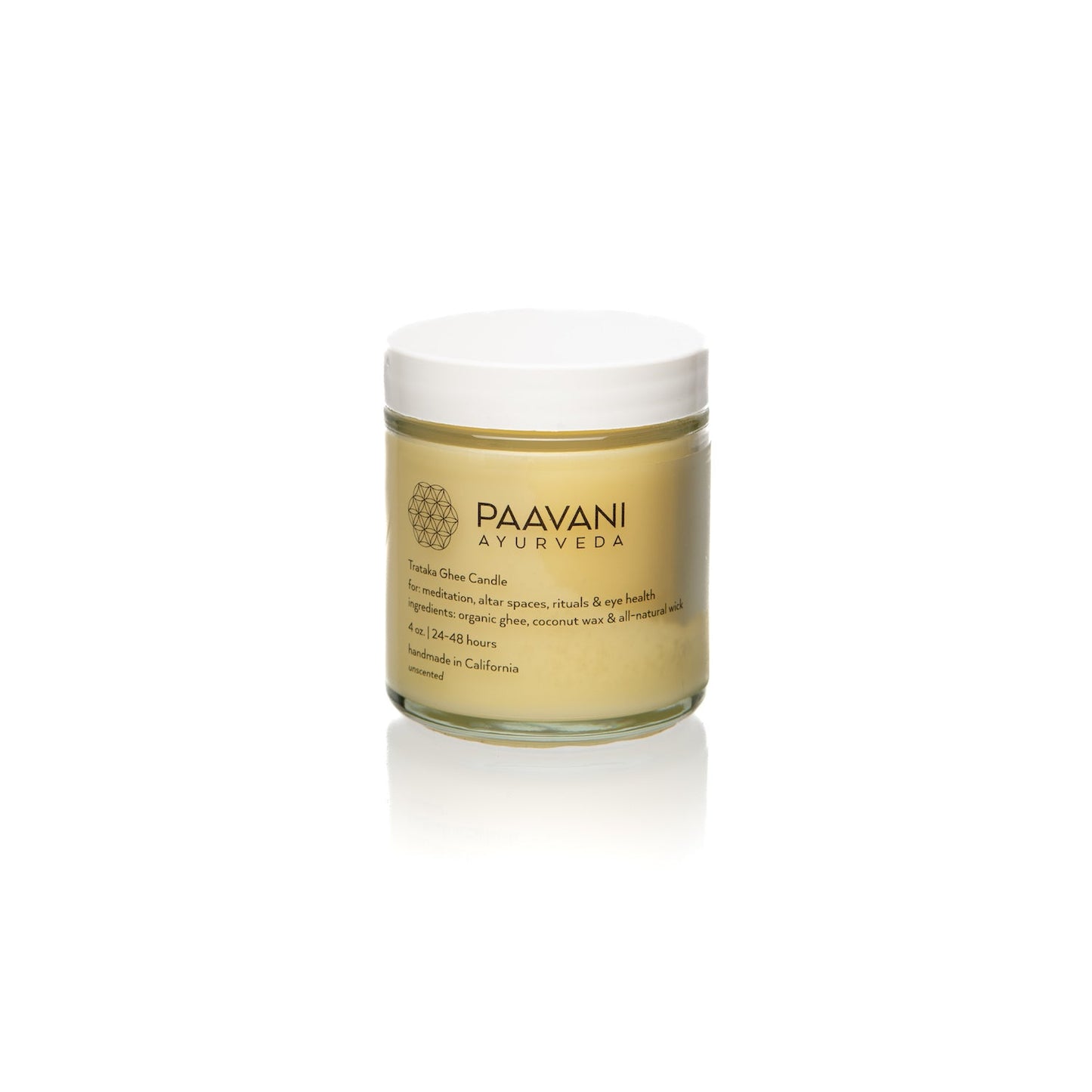 Trataka Ghee Candle | Ayurvedic Meditation Candle for Focus & Eye Health-0