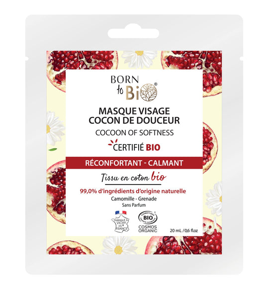 Cocoon of Softness cotton face mask - Certified Organic-0