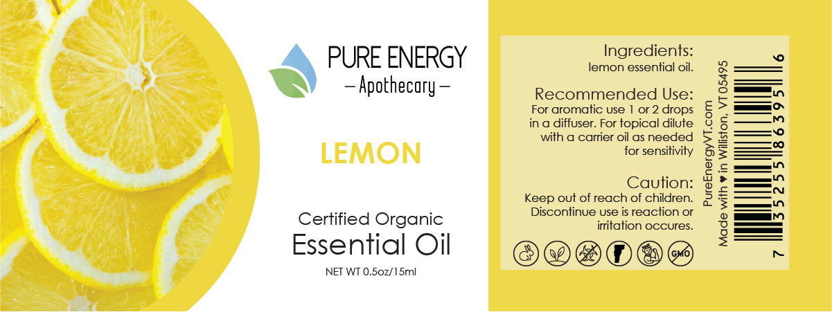 Essential Oil - Lemon 15ml (0.5oz)-3