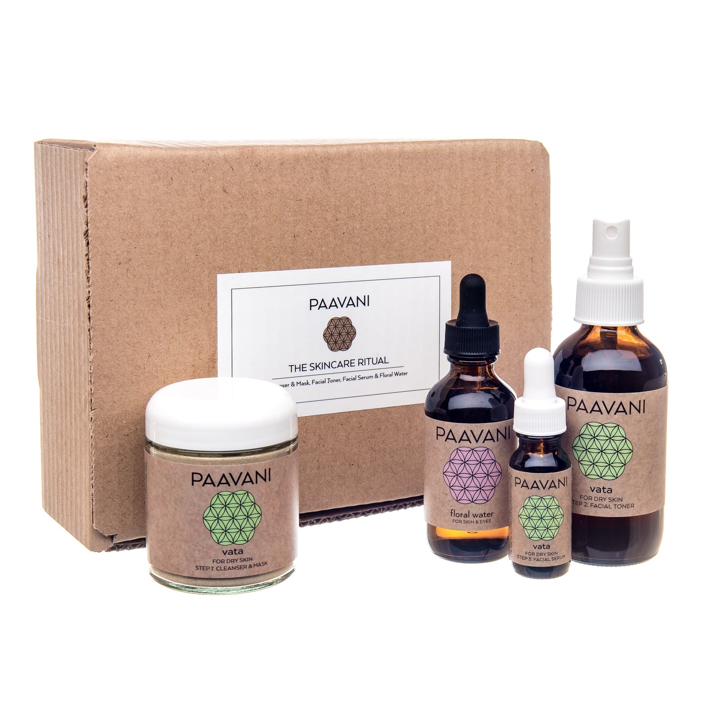 Vata Skincare Ritual | Ayurvedic Set for Dry & Delicate Skin-1